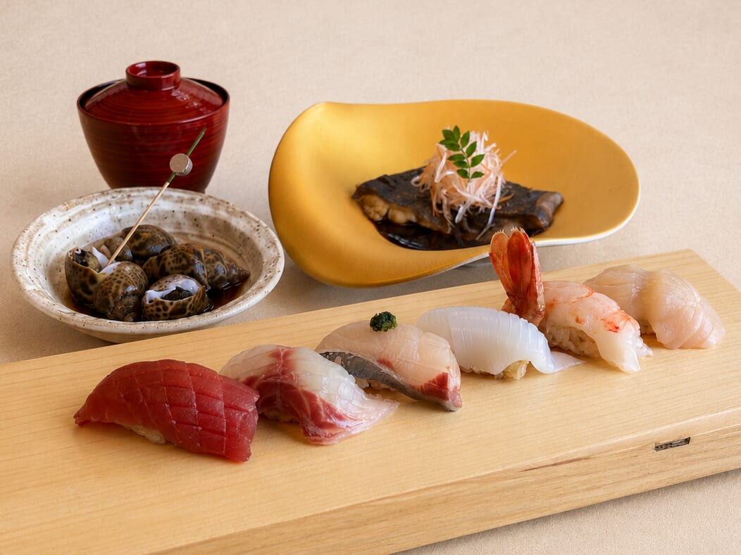 鮨と煮魚御膳